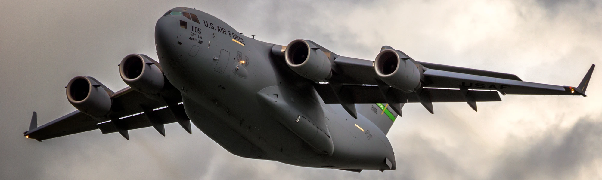 A U.S. Air Force C-17 in flight